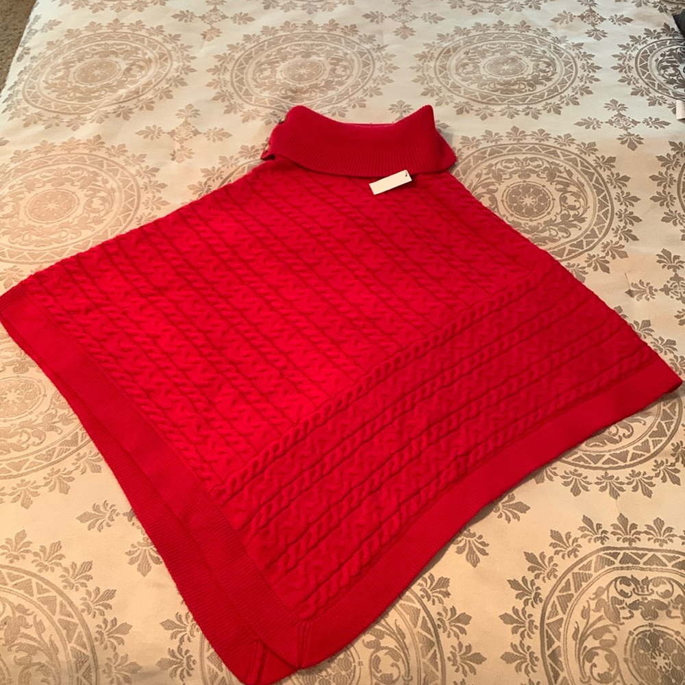 Talbots NWT sweater cape